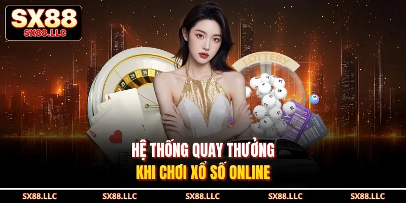 Hệ thống quay thưởng khi chơi xổ số online